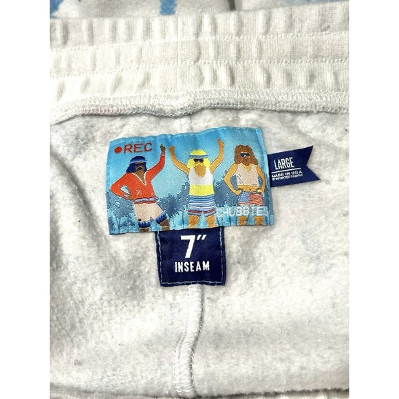 Chubbies Men’s Comfort Shorts Size Large 7” Inseam White Ski Lift Graphic 90's - Picture 7 of 9